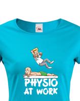 Dámské tričko pro fyzioterapeuty - kvalitní tisk a rychlé dodání