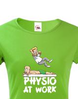 Dámské tričko pro fyzioterapeuty - kvalitní tisk a rychlé dodání