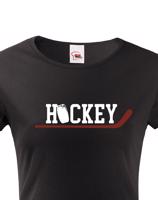 Dámské tričko pro hokejisty Hockey 3 - skvělý dárek pro hokejisty