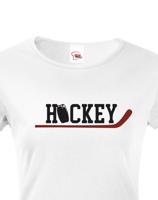 Dámské tričko pro hokejisty Hockey 3 - skvělý dárek pro hokejisty