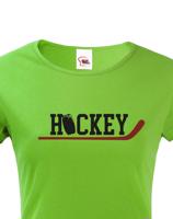 Dámské tričko pro hokejisty Hockey 3 - skvělý dárek pro hokejisty