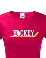 Dámské tričko pro hokejisty Hockey 3 - skvělý dárek pro hokejisty