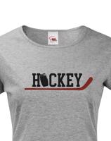 Dámské tričko pro hokejisty Hockey 3 - skvělý dárek pro hokejisty