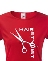 Dámské tričko pro kadeřnice - Hair Stylist