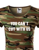 Dámské tričko pro kadeřnice YOU CANT CUT WITH US
