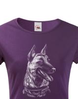 Dámské tričko pro majitele Belgického ovčáka - pro milovníky psů