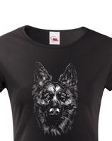 Dámské tričko pro majitele Německého ovčáka - pro milovníky psů