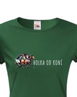 Dámské tričko pro milovníky koní - holka od koní - dárek pro milovnici koní