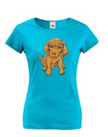 Dámské tričko pro milovníky pejsků - štěně - dárek na narozeniny