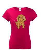 Dámské tričko pro milovníky pejsků - štěně - dárek na narozeniny