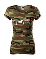 Dámské tričko pro milovníky psů s potiskem jezevčíka - skvělý dárek