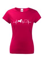 Dámské tričko pro milovníky psů s potiskem jezevčíka - skvělý dárek