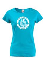 Dámské tričko pro milovníky psů s potiskem Kokršpaněla kulatý motiv