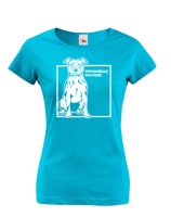 Dámské tričko pro milovníky psů s potiskem Stafordsirský bulteriér