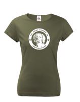 Dámské tričko pro milovníky psů s potiskem Vymarský ohař - skvělý dárek