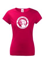 Dámské tričko pro milovníky psů s potiskem Vymarský ohař - skvělý dárek