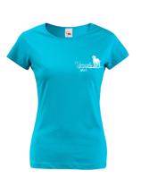 Dámské tričko pro milovníky psů s potiskem Vymarský ohař - skvělý dárek