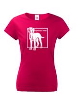Dámské tričko pro milovníky psů s potiskem Vymarský ohař - skvělý dárek