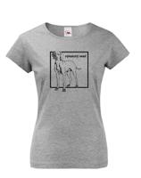 Dámské tričko pro milovníky psů s potiskem Vymarský ohař - skvělý dárek
