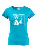 Dámské tričko pro milovníky psů Yorkshirský teriér - dárek pro pejskaře