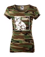 Dámské tričko pro milovníky zvířat - Anglický buldok 2