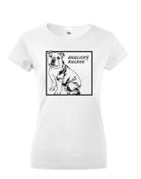 Dámské tričko pro milovníky zvířat - Anglický buldok 2