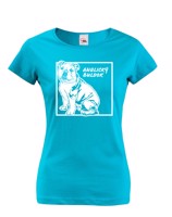 Dámské tričko pro milovníky zvířat - Anglický buldok 2