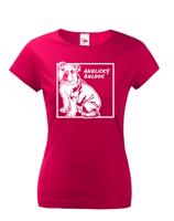 Dámské tričko pro milovníky zvířat - Anglický buldok 2