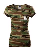 Dámské tričko pro milovníky zvířat - Anglický buldok