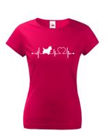 Dámské tričko pro milovníky zvířat - Bišon tep