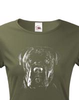 Dámské tričko pro milovníky zvířat - Cane corso