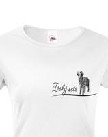 Dámské tričko pro milovníky zvířat - Irský setr