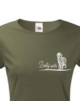 Dámské tričko pro milovníky zvířat - Irský setr