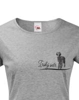 Dámské tričko pro milovníky zvířat - Irský setr