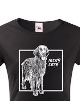 Dámské tričko pro milovníky zvířat - Irský setr