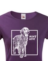 Dámské tričko pro milovníky zvířat - Irský setr