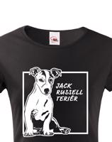 Dámské tričko pro milovníky zvířat -  Jack Russell teriér