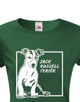 Dámské tričko pro milovníky zvířat -  Jack Russell teriér