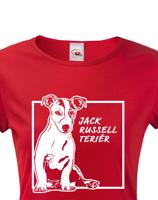 Dámské tričko pro milovníky zvířat -  Jack Russell teriér