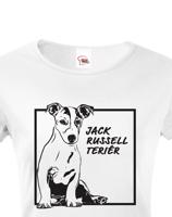 Dámské tričko pro milovníky zvířat -  Jack Russell teriér