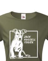 Dámské tričko pro milovníky zvířat -  Jack Russell teriér