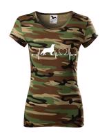 Dámské tričko pro milovníky zvířat - Kavalír King Charles španěl