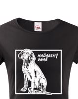 Dámské tričko pro milovníky zvířat - Maďarský ohař