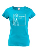 Dámské tričko pro milovníky zvířat - Německá doga - dárek na narozeniny