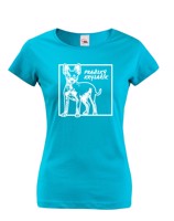 Dámské tričko pro milovníky zvířat - Pražský krysařík  - dárek na narozeniny