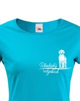 Dámské tričko pro milovníky zvířat - Rhodéský ridgeback - dárek na narozeniny