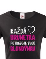 Dámské tričko pro nerozlučné duo – Brunetka & Blondýnka