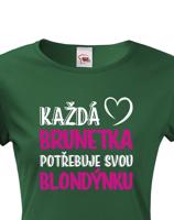 Dámské tričko pro nerozlučné duo – Brunetka & Blondýnka