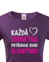 Dámské tričko pro nerozlučné duo – Brunetka & Blondýnka