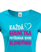 Dámské tričko pro nerozlučné duo – Brunetka & Blondýnka